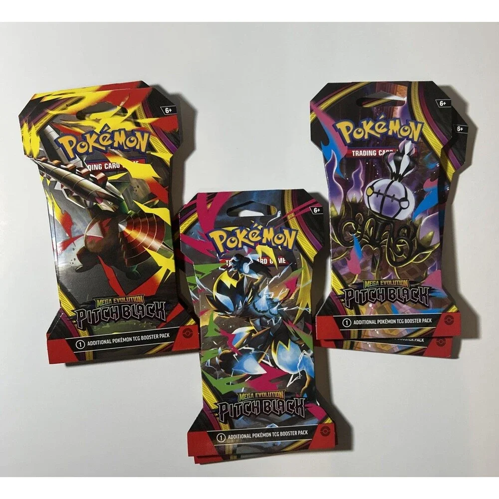 Pokemon Pitch Black Lot of 6 Booster PACKS Released 7/17/26 IN HAND Ships Daily